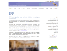 Tablet Screenshot of internationalfuturesforum.com